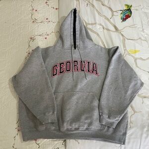 Mens Georgia Bulldog gray hoodie by Champs.